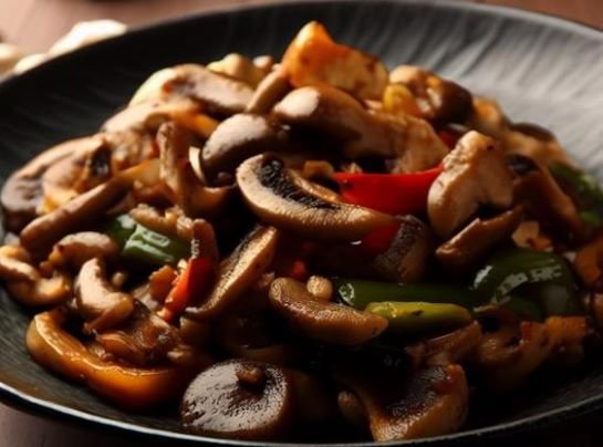 Mushroom Pepper Fry Recipe