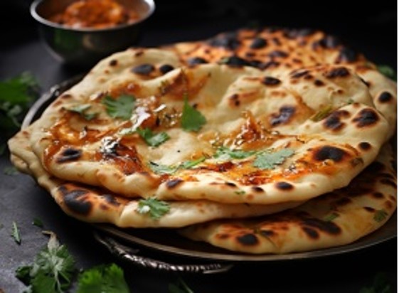foodcazt Tandoori Garlic Roti Recipe