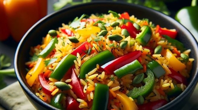 Capsicum Rice Recipe